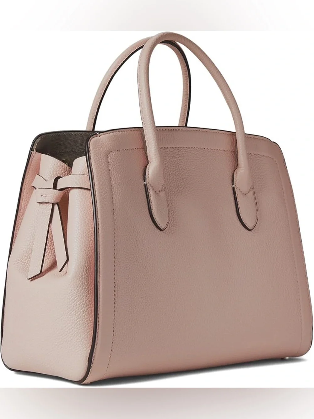 kate spade New York Pale Pink Leather Satchel